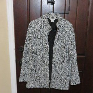 ALLISON DALEY II ZEBRA PRINT TOP SIZE 2X